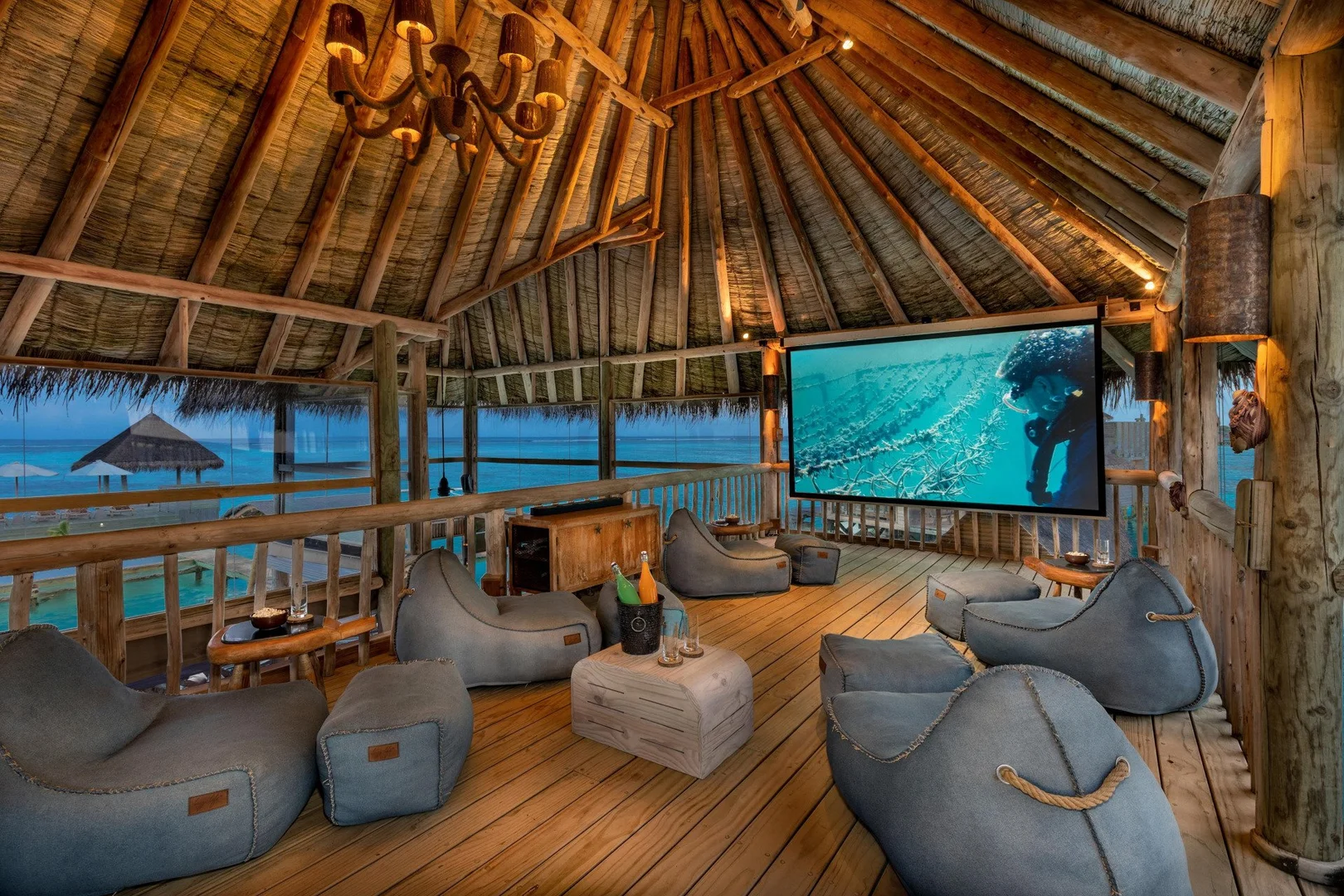 An overwater residence at Gili Lankanfushi, accessible only by boat