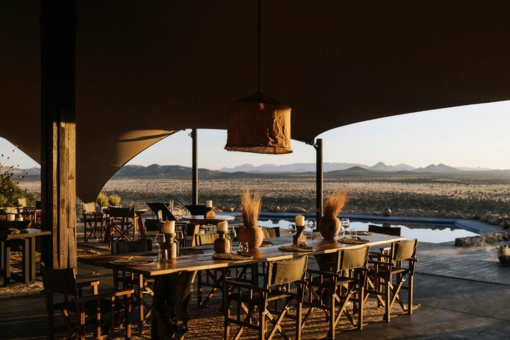 Habitas Namibia in the extraordinary landscape of the Namibian desert