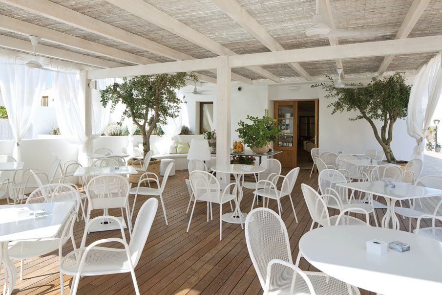 The contemporary design and cove setting of Hotel Es Marès on the east coast of Mallorca